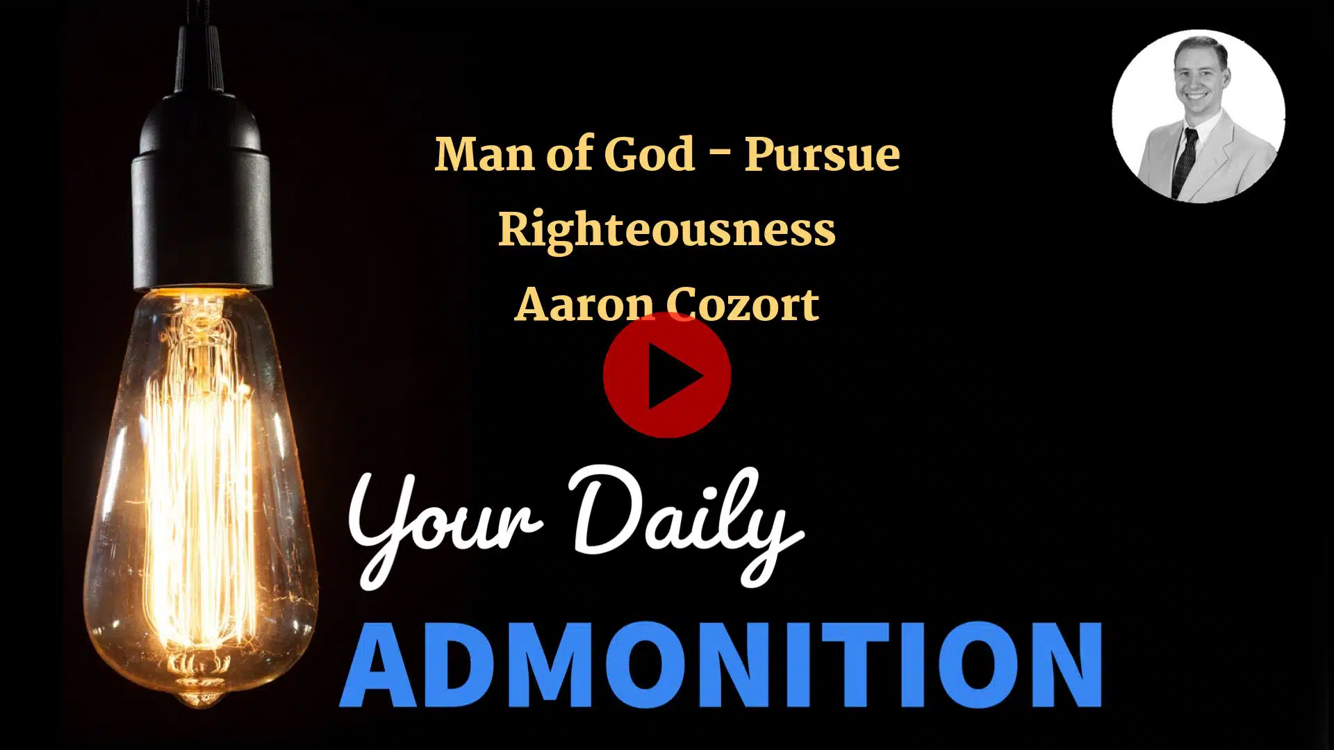 Featured image for “Man of God – Pursue Righteousness – ep 15”