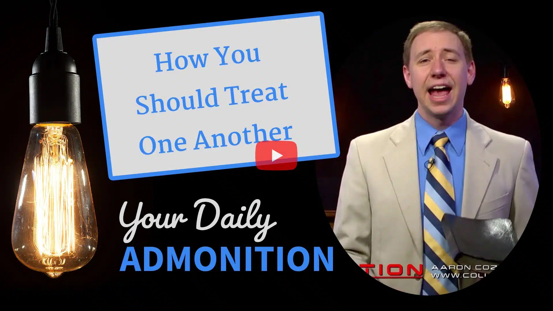 Featured image for “How You Should Treat One Another – Admonition 192”
