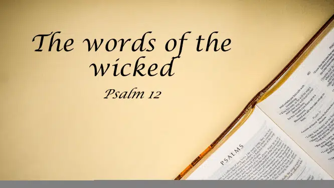 Featured image for “Psalm 12 – The Words of the Wicked”