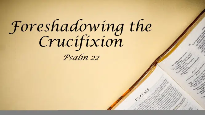 Featured image for “Psalm 22 – Foreshadowing the Crucifixion”