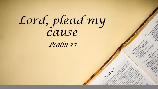 Featured image for “Psalm 35 – Lord, Plead My Cause”