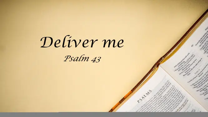 Featured image for “Psalm 43 – Deliver Me”